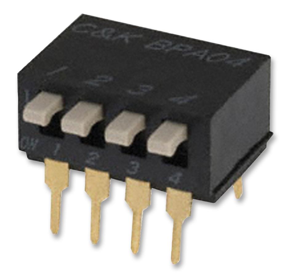 BPA04B SWITCH, SIDE ACTUATED, 4WAY, SPST, THT C&K COMPONENTS