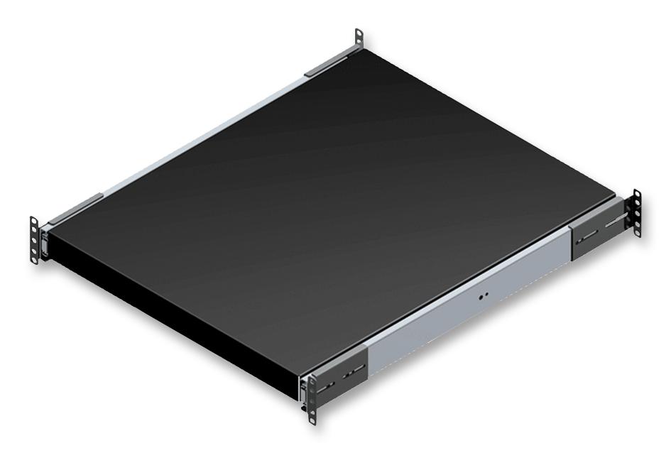 RSUS1918BK1 UNVENTED SLIDING SHELF, 2.68IN, STEEL HAMMOND