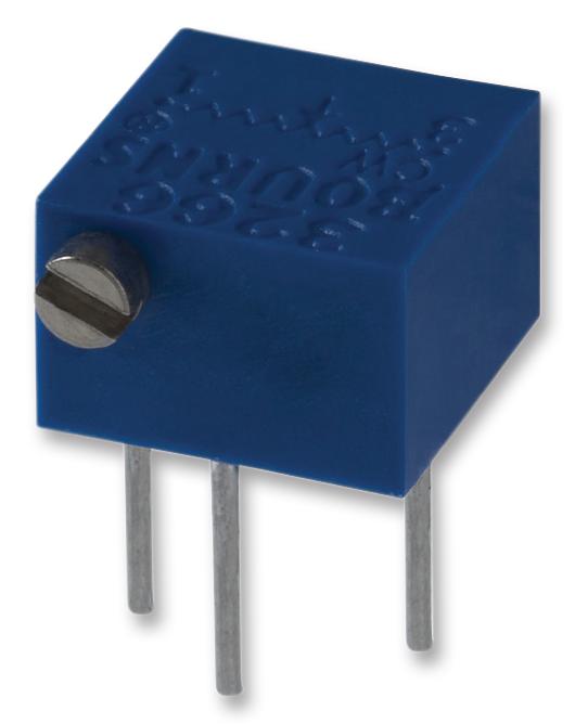 3266P-1-502LF TRIMMER, POT, 5KOHM, 10%, 12TURN, TH BOURNS