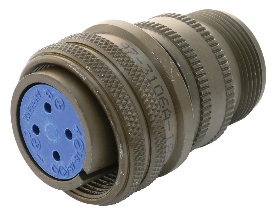 97-3106A-18-4S CIRCULAR CONNECTOR, PLUG, 18-4, CABLE AMPHENOL INDUSTRIAL