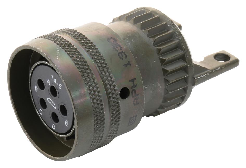 PT06E14-5S-SR CIRCULAR CONNECTOR, PLUG, 14-5, CABLE AMPHENOL INDUSTRIAL