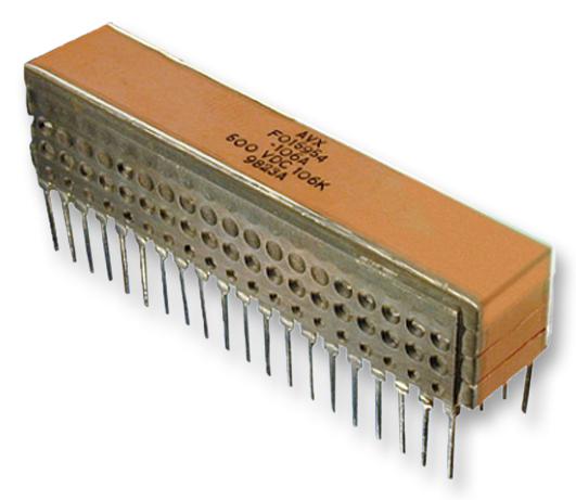 SMX53A104KAN240 CAP, 0.1µF, 25V, 10%, C0G/NP0 KYOCERA AVX