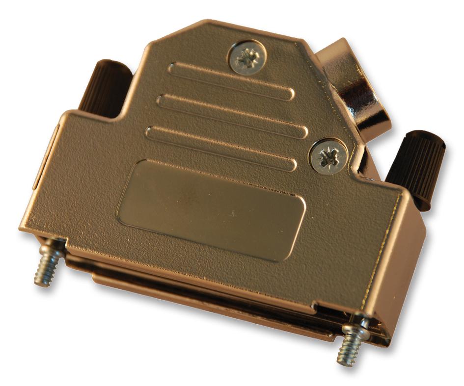 MC-DVPMK25-K BACKSHELL, METALIZED, 45DEG, BLK, 25WAY MULTICOMP PRO