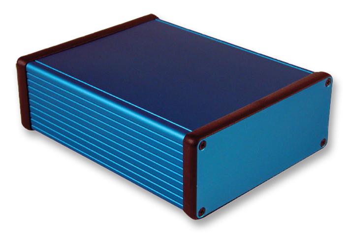 1455Q1601BU ENCLOSURE, ALU, BLUE, 160X125X51.5MM HAMMOND
