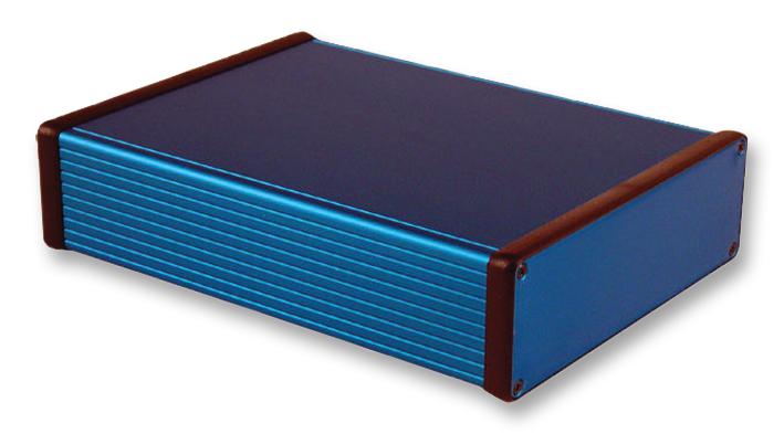 1455T2201BU ENCLOSURE, ALU, BLUE, 220X165X51.5MM HAMMOND