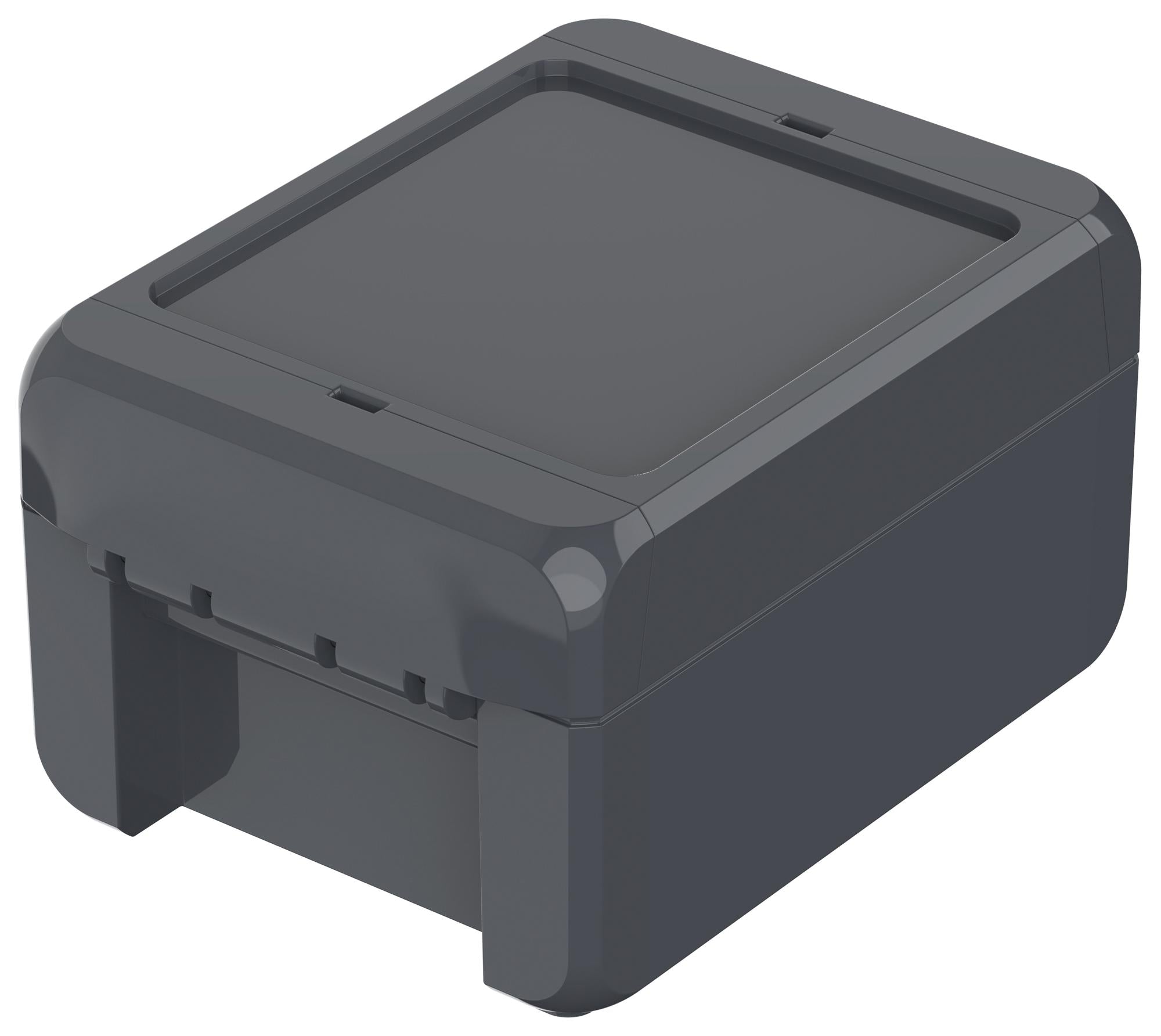 B 100806 ABS GRAPHITE GREY ENCLOSURE, ABS, GRAPHITE GREY BOPLA