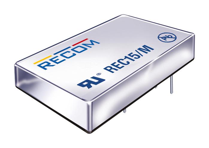 REC15-2415SZ/H3/M DC-DC CONVERTER, 15V, 1A RECOM POWER