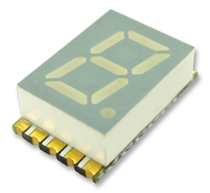 KCSA03-123 DISPLAY, SEVEN SEGMENT, 7.62MM, GREEN KINGBRIGHT