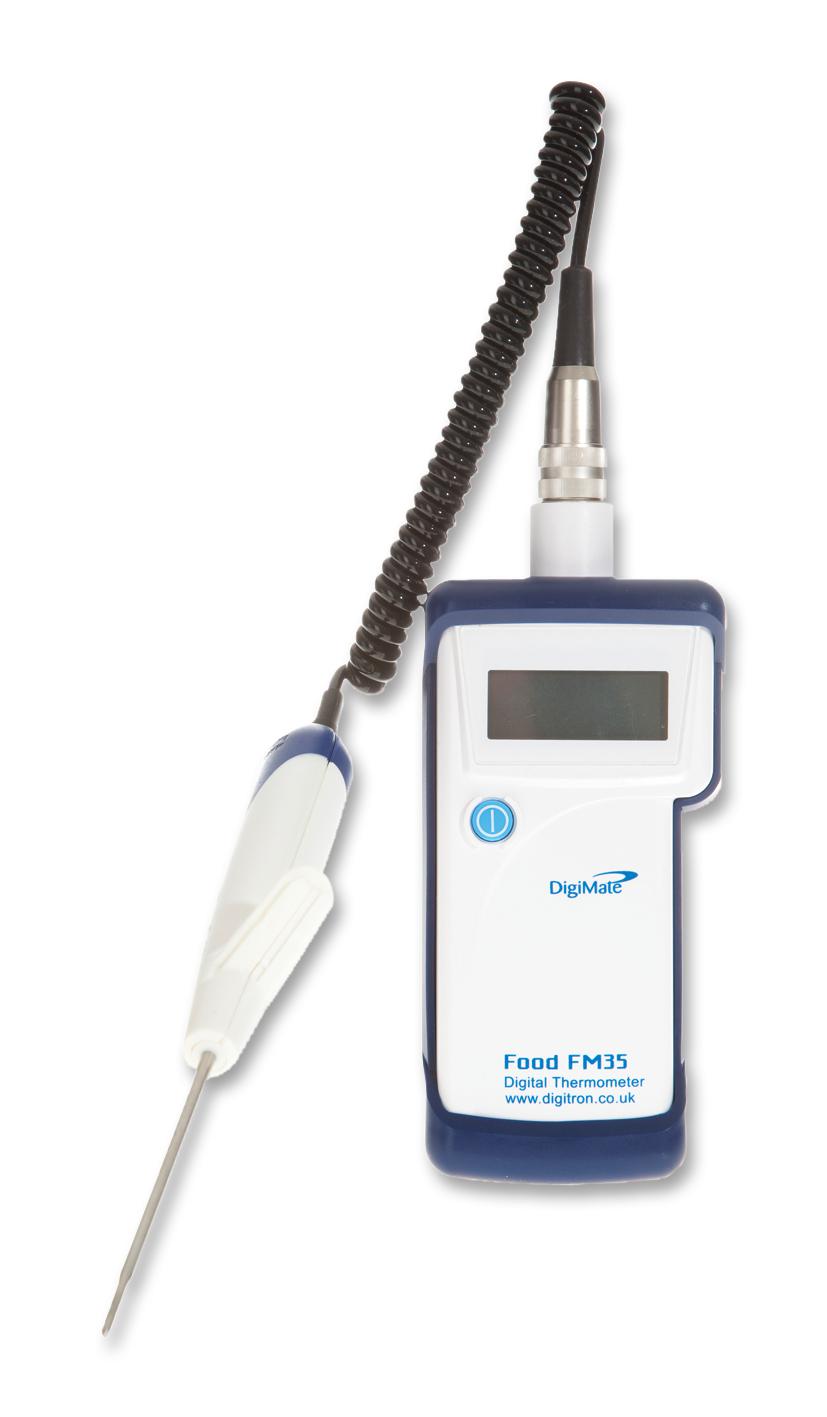 FM35 DIGITAL THERMOMETER, HAND HELD DIGITRON