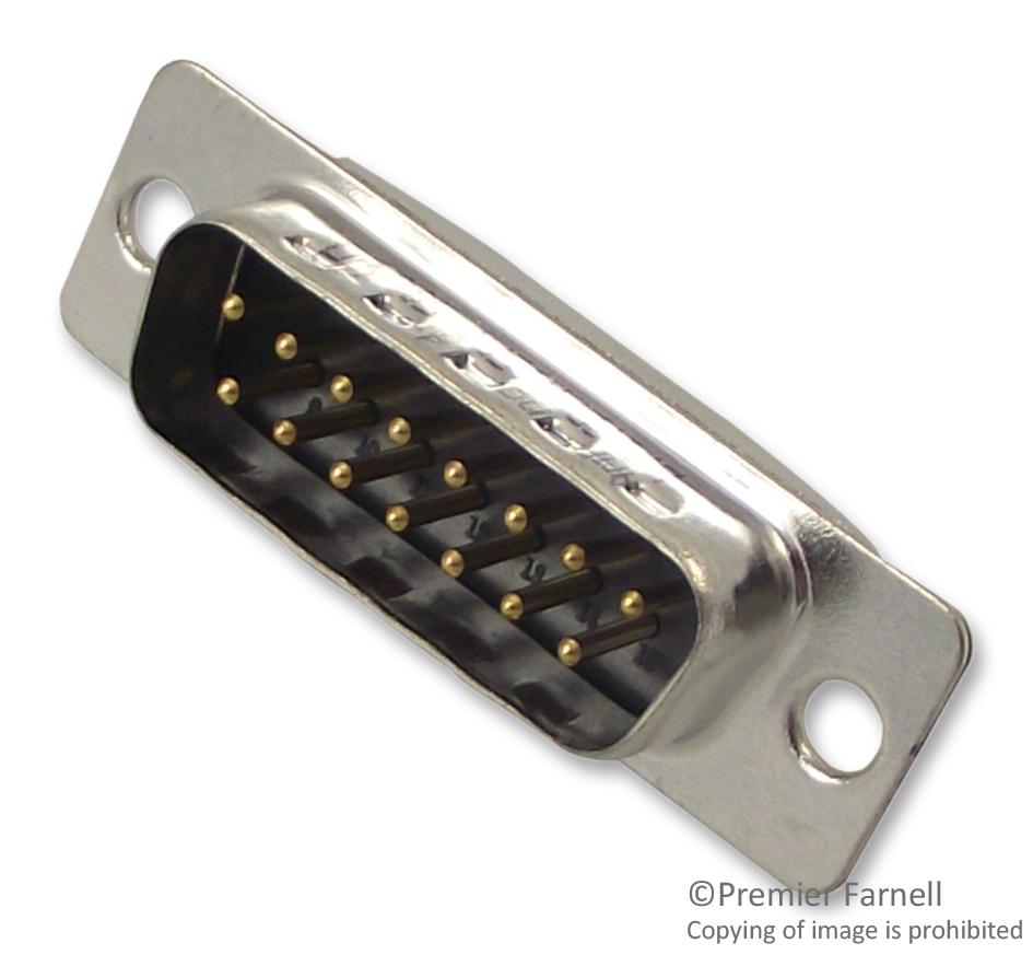 L717DFB25PT CONNECTOR, D SUB, PLUG, 25POS AMPHENOL ICC