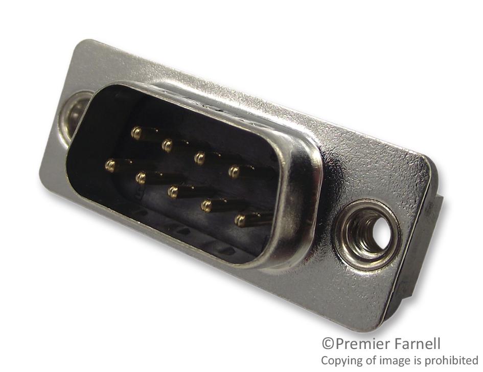 L717TSEH09POL2 CONNECTOR, D SUB, PLUG, 9POS AMPHENOL ICC