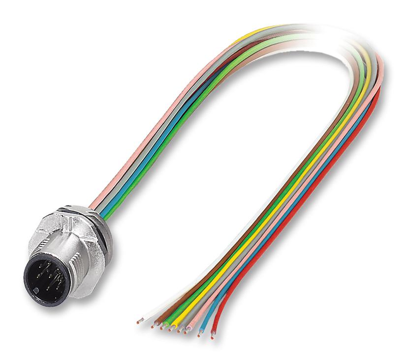 SACC-E-MS-8CON-M16/0,5 SCO SENSOR/ACTUATOR PLUG, M12, 8POS PHOENIX CONTACT