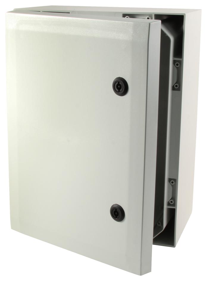 ARCA 403021 ENCLOSURE, CABINET, POLYCARBONATE, GREY FIBOX