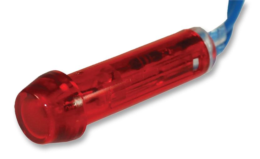IND5032405-240-T/RD NEON INDICATOR, RED, 240V CAMDENBOSS