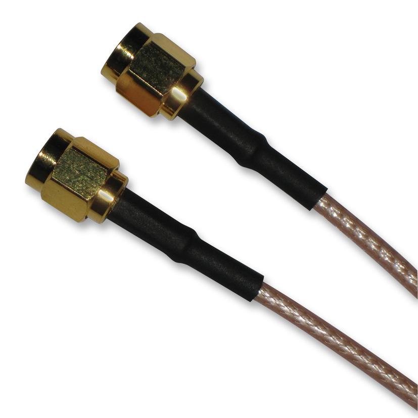 135101-01-M0.75 COAXIAL CABLE, RG316/U, SMA PLUG, 0.75M AMPHENOL CONNEX