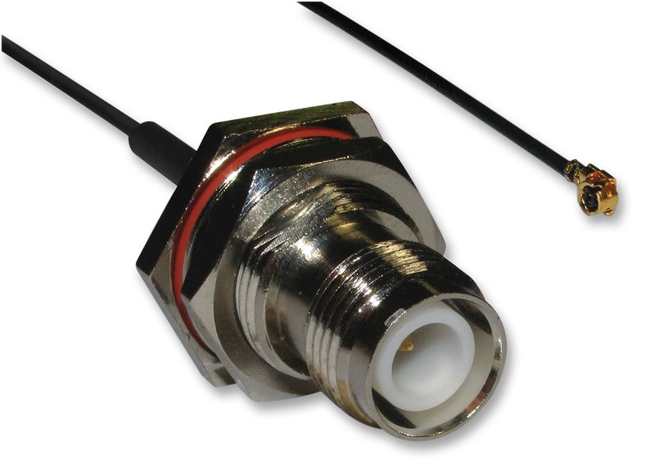 336206-14-0250 COAXIAL CABLE, 1.37MM, AMC-TNC, 0.25M AMPHENOL CONNEX