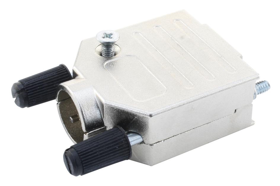 DTZK9-BULK/50 D SUB BACK SHELL, 180DEG, SIZE DE, ZINC OSSI