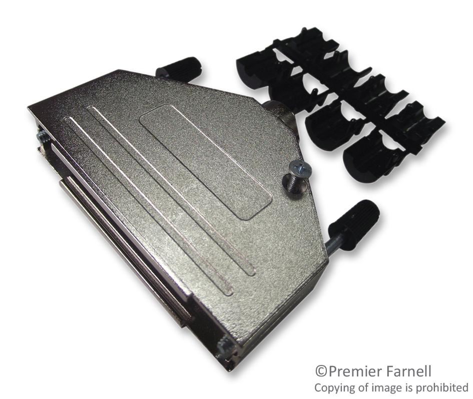 DTZK37-BULK/50 D SUB BACK SHELL, 180DEG, SIZE DC, ZINC OSSI