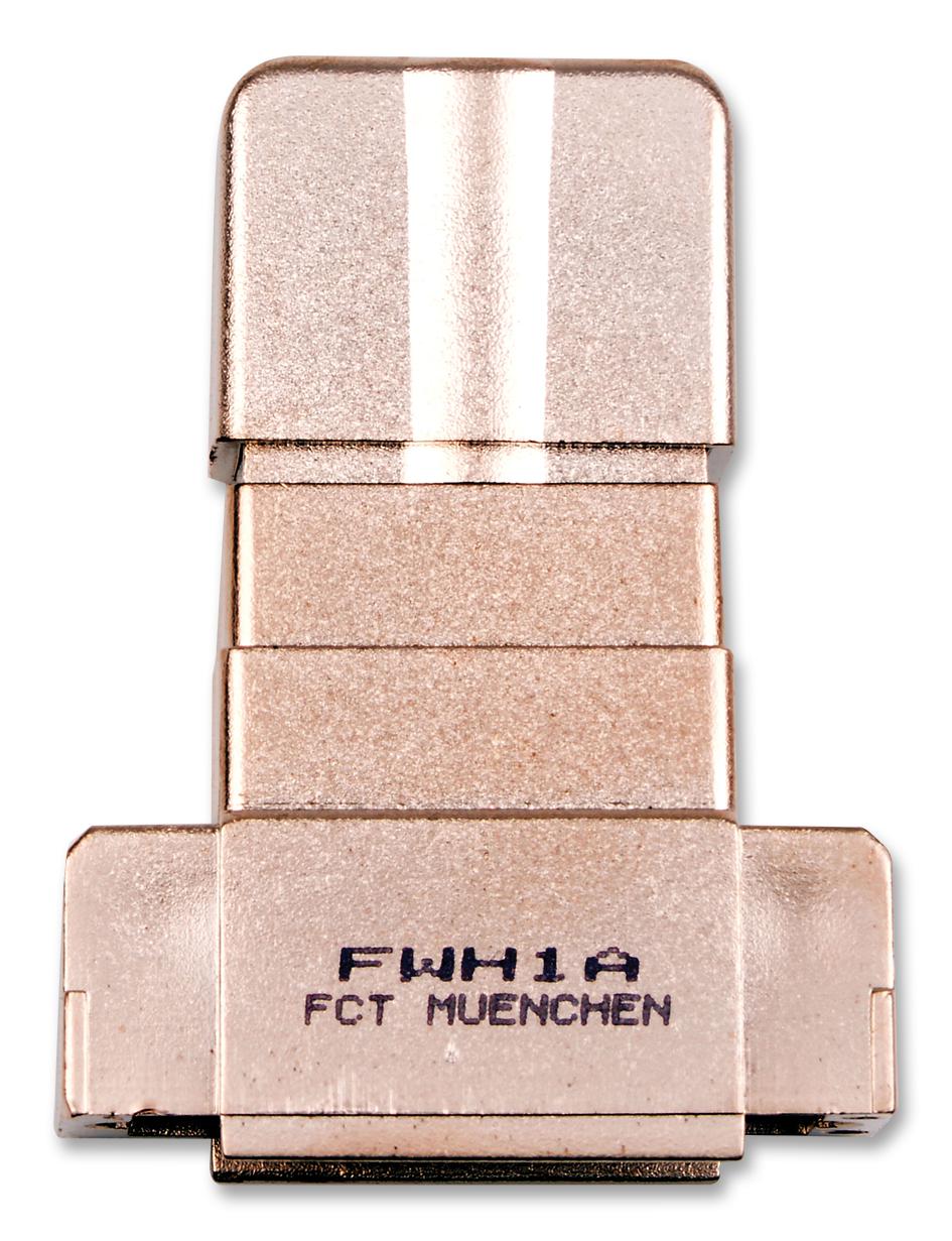 172704-0106 D-SUB BACKSHELL, DE, 180°, PET MOLEX / FCT