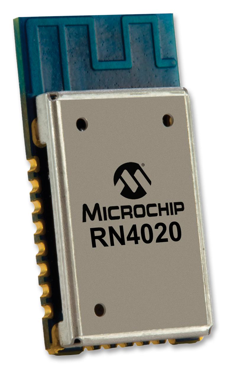 RN4020-V/RM BLUETOOTH, VER 4.1, 2.4-2.48GHZ, 1MBPS MICROCHIP