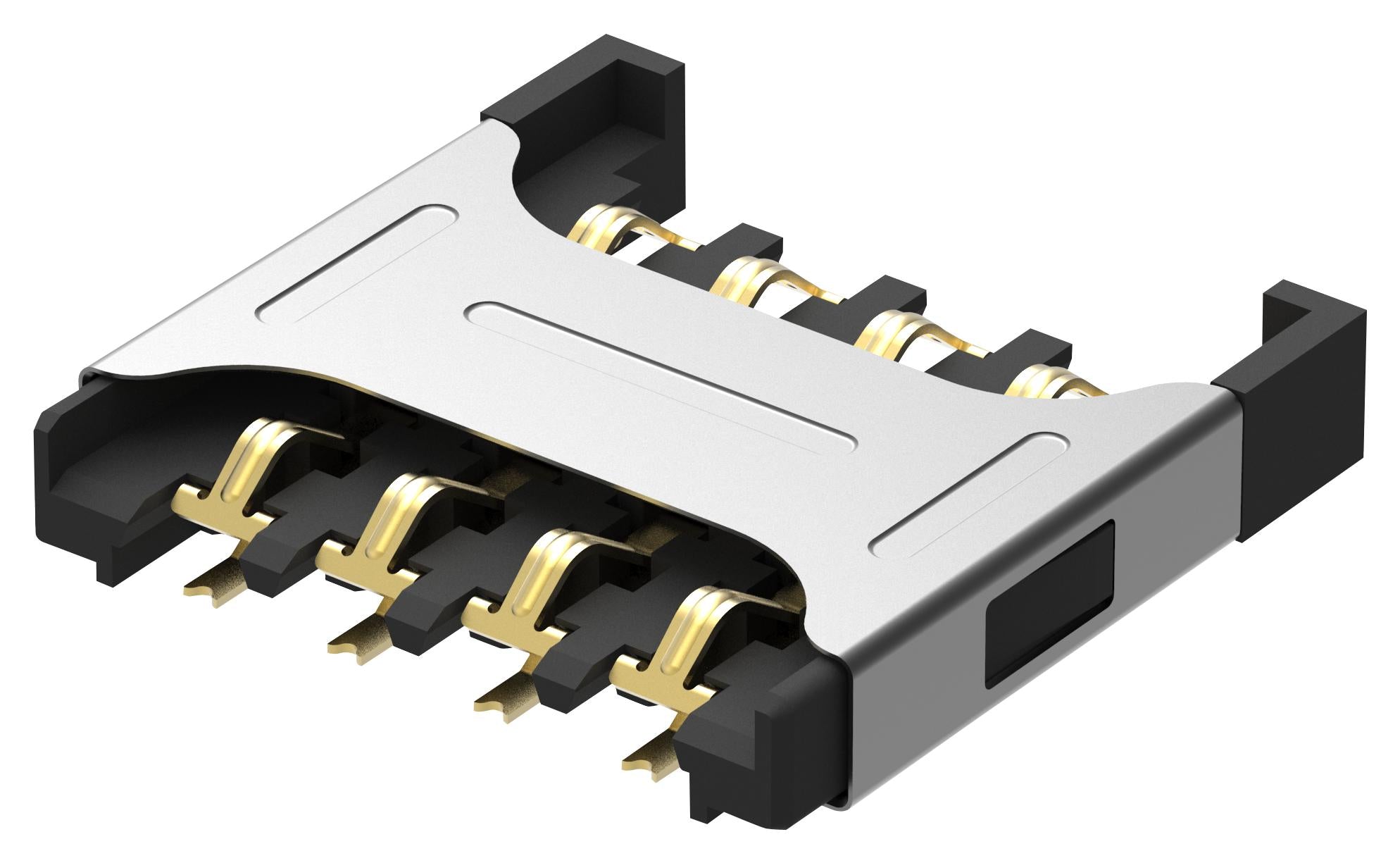 SIM7050-6-0-00-A CONNECTOR, MICRO SIM, 6POS, SMT GCT (GLOBAL CONNECTOR TECHNOLOGY)