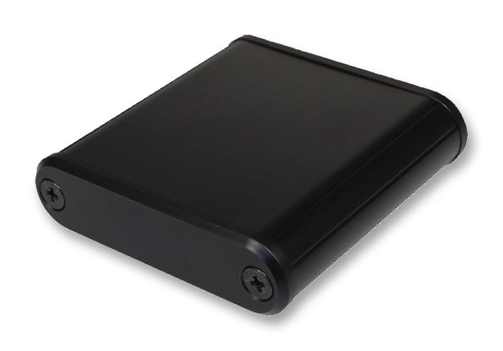 MXA1-5-5BBP PCB BOX ENCLOSURE, ALUMINIUM, BLACK TAKACHI