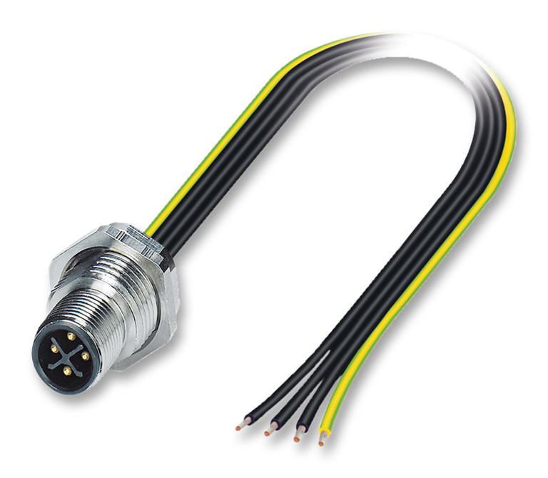 SACC-DSI-M12MSS-4CON-M16/0,5PE SENSOR LEAD, M12 PLUG, 4POS PHOENIX CONTACT