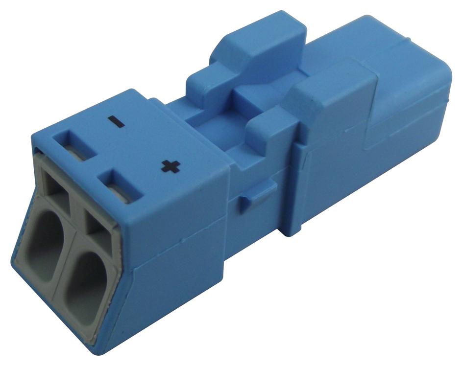 890-1112 CONNECTOR, RECTNGLR, PLUG, 2POS, CABLE WAGO