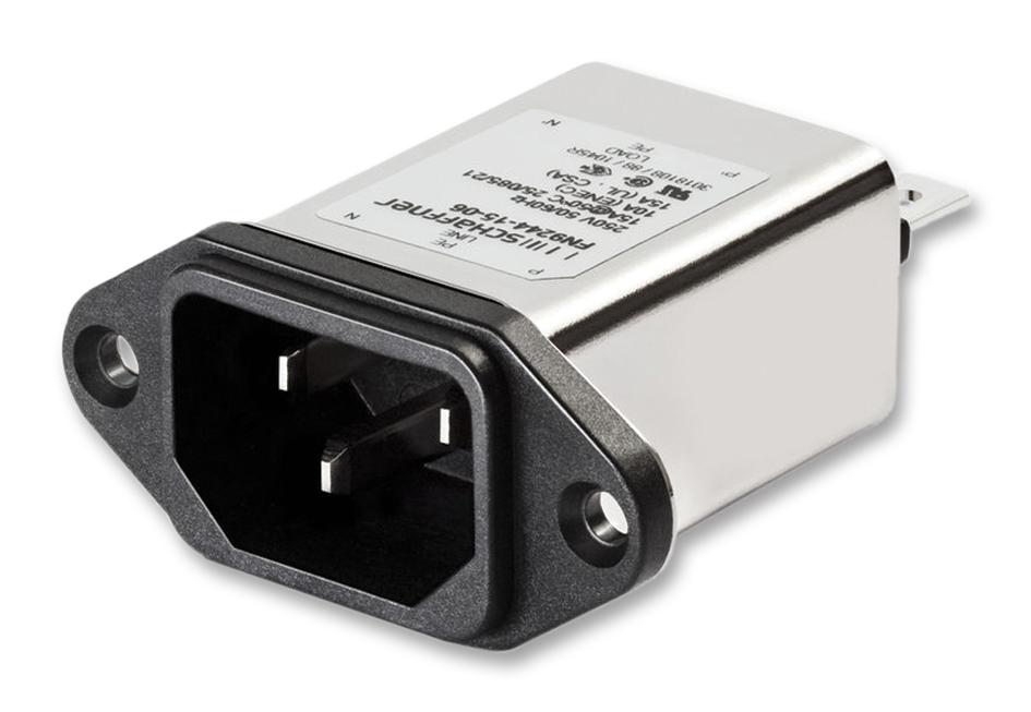 FN9244-6-06 IEC C14 INLET FILTER 6A HIGH PERFORMANCE SCHAFFNER