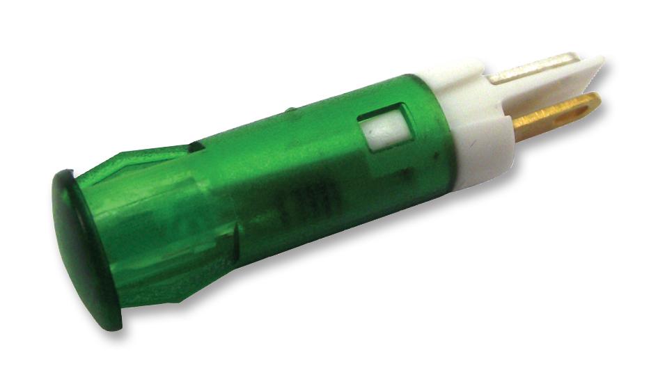 QS61XXG12 INDICATOR, LED PANEL MNT, 6MM, GREEN APEM
