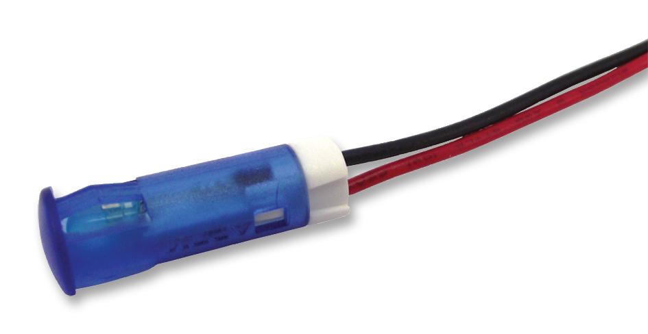 QS63XXB24 INDICATOR, LED PANEL MNT, 6MM, BLUE APEM