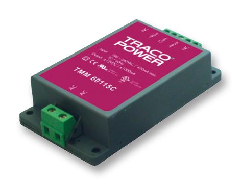 TMM 60105C POWER SUPPLY, AC-DC, MEDICAL, 5.1V, 10A TRACO POWER