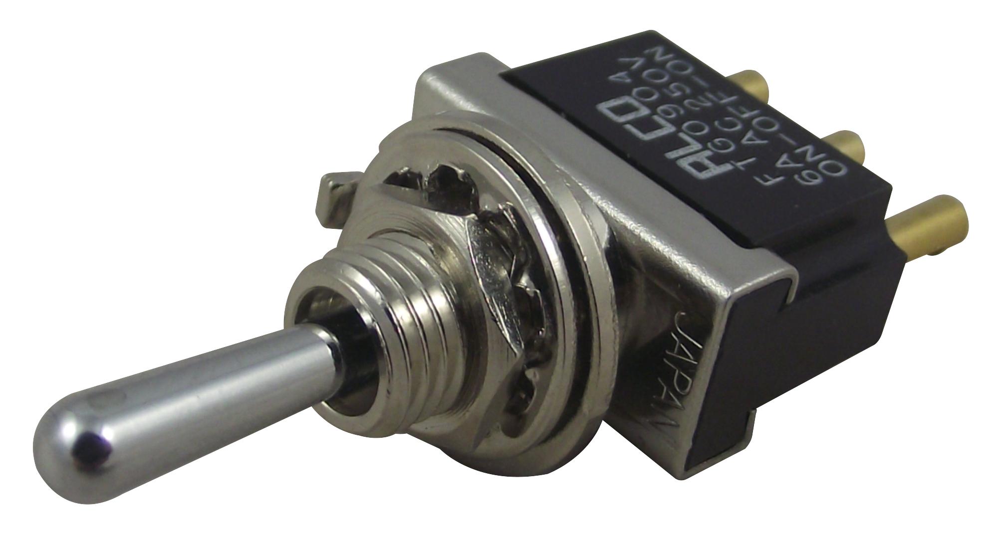 5-6437630-5 TOGGLE SWITCH, SPDT, 6A, 250V ALCOSWITCH - TE CONNECTIVITY