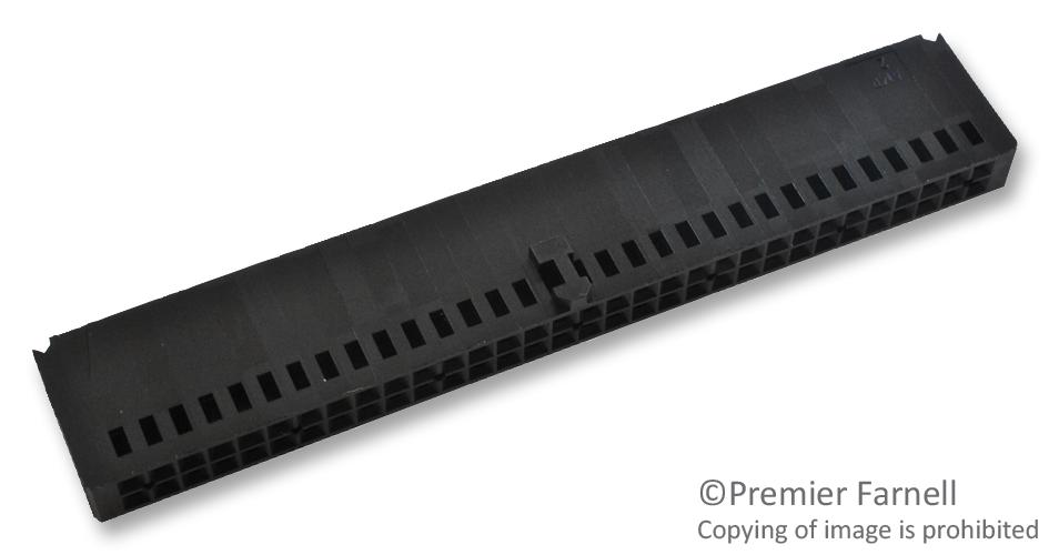 1-102387-2 RCPT CONNECTOR HOUSING, THERMOPLASTIC AMP - TE CONNECTIVITY