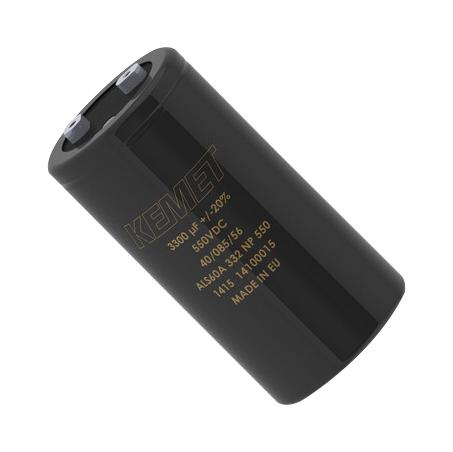 ALS60A222MP550 CAP, 2200µF, 550V, ALU ELEC, SCREW KEMET