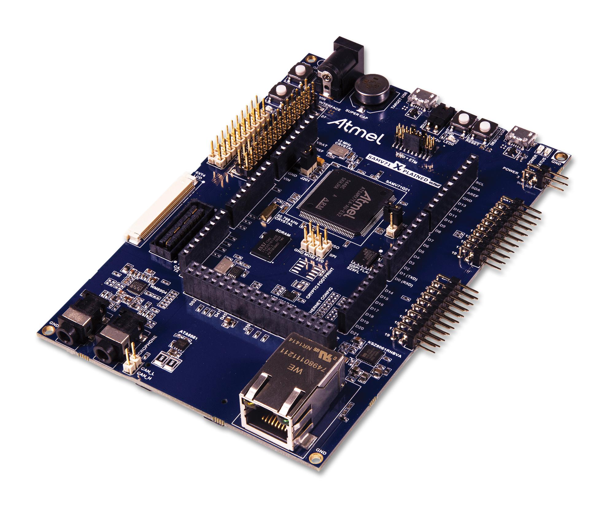 ATSAMV71-XULT EVALUATION BOARD, XPLAINED ULTRA MICROCHIP