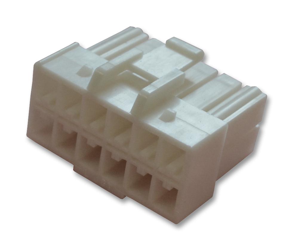HLP-12V PLUG CONNECTOR HOUSING, POLYAMIDE 6.6 JST (JAPAN SOLDERLESS TERMINALS)