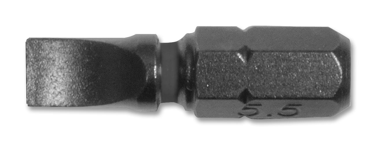 T4560 SL65 SCREWDRIVER BIT, SLOTTED 6.5 X 25MM CK TOOLS