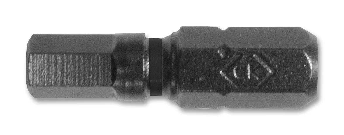 T4560 HEX25 SCREWDRIVER BIT, HEXAGON 2.5 X 25MM CK TOOLS