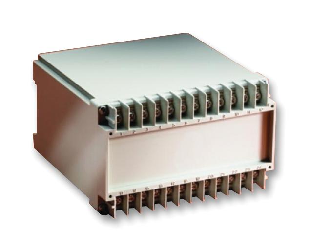 DB4701 ENCLOSURE, DIN RAIL, 12POS, ABS, GREY BUD INDUSTRIES