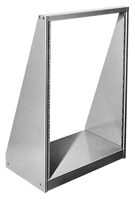 RR1248MG TABLE TOP RELAY RACK, 21IN, STEEL BUD INDUSTRIES