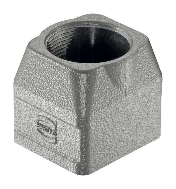 19 14 002 0402 HOOD, TOP ENTRY, ALUMINIUM HARTING