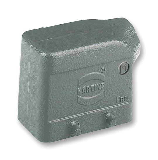 19 30 010 1520 HOOD, 10B, SIDE ENTRY, ALUMINIUM HARTING