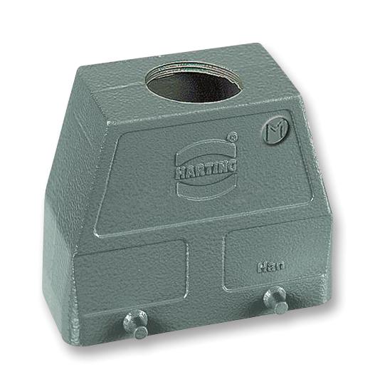 19 30 016 0428 HOOD, 16B, TOP ENTRY, ALUMINIUM HARTING