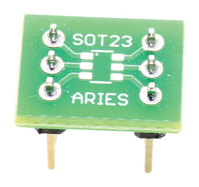 LCQT-SOT23-6 IC ADAPTOR, 6-SOT23 TO DIP, 2.54MM ARIES