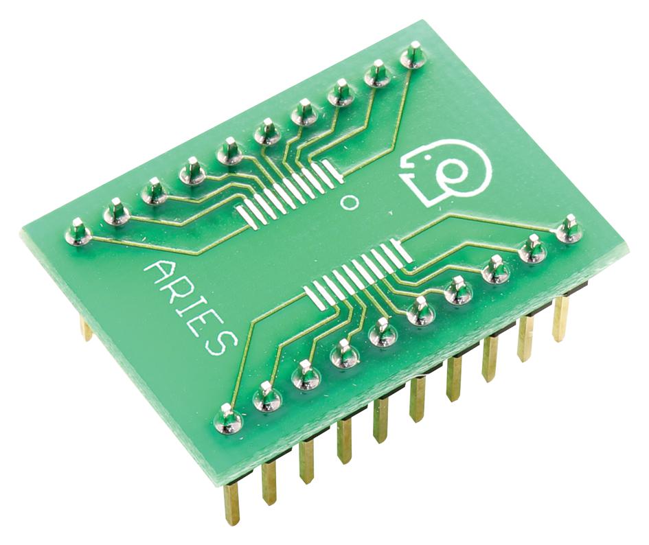 LCQT-SSOP20 IC ADAPTOR, 20-SSOP TO DIP, 2.54MM ARIES