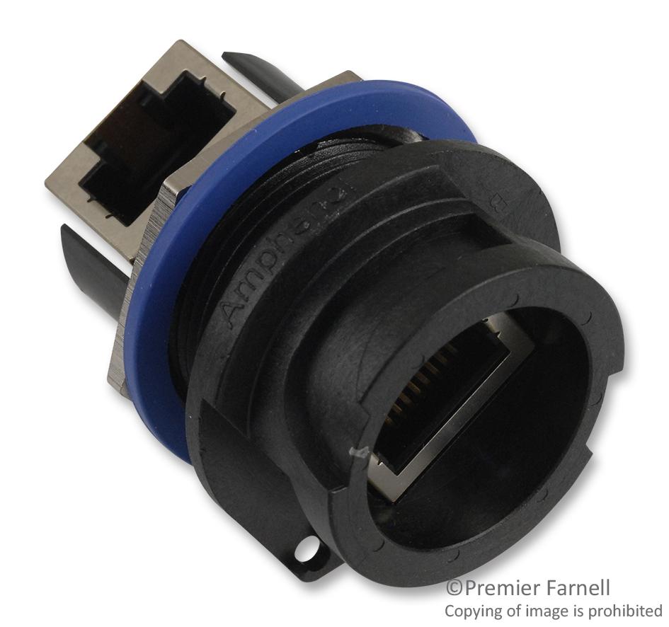 RJFRB71RA IN-LINE ADAPTER, RJ45 8P JACK-JACK AMPHENOL SOCAPEX