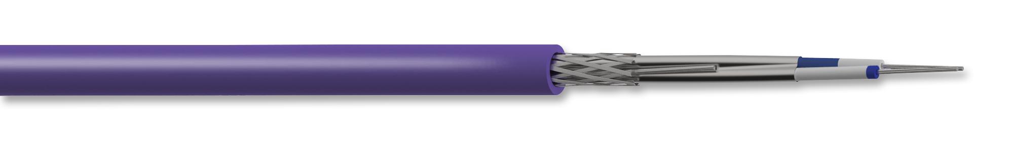 PP000893 SCREENED CABLE, 1PR, 24AWG, LSZH, 50M MULTICOMP PRO