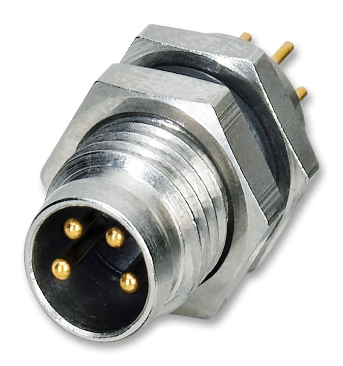 SACC-DSI-M 8MS-4CON-L180 SENSOR CONNECTOR, M8, PLUG, 4P, PANEL PHOENIX CONTACT