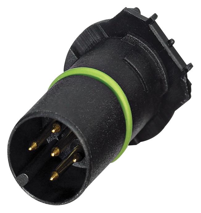 SACC-CI-M12MS-5CON-L180 THR SENSOR CONNECTOR, M12, PLUG, 5POS, PCB PHOENIX CONTACT